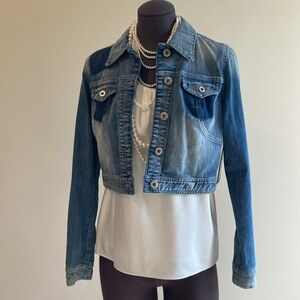 COPY - Guess Cropped Denim Jean Jacket